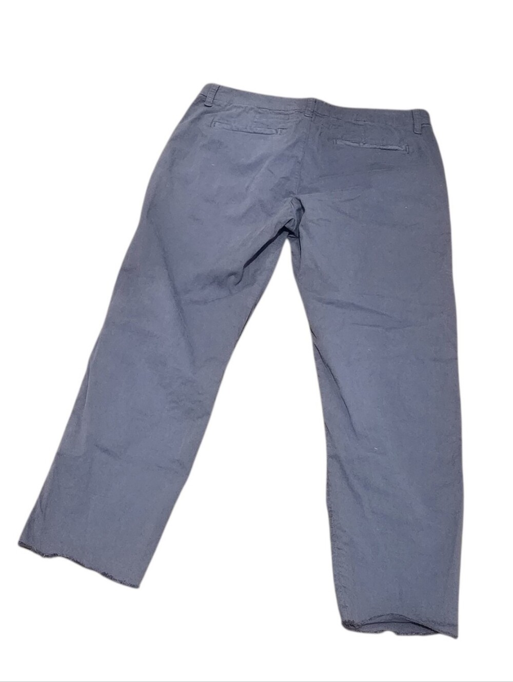 Frank & Eileen Wicklow the Italian Chino Pant Gray Size 8 Raw Hem - Picture 4 of 5